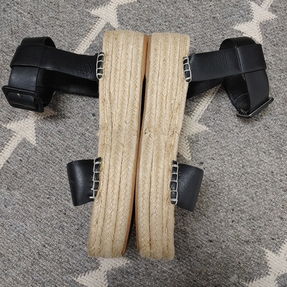 Sol Sana Leslie leather platform espadrilles size 40 - Picture 5 of 14